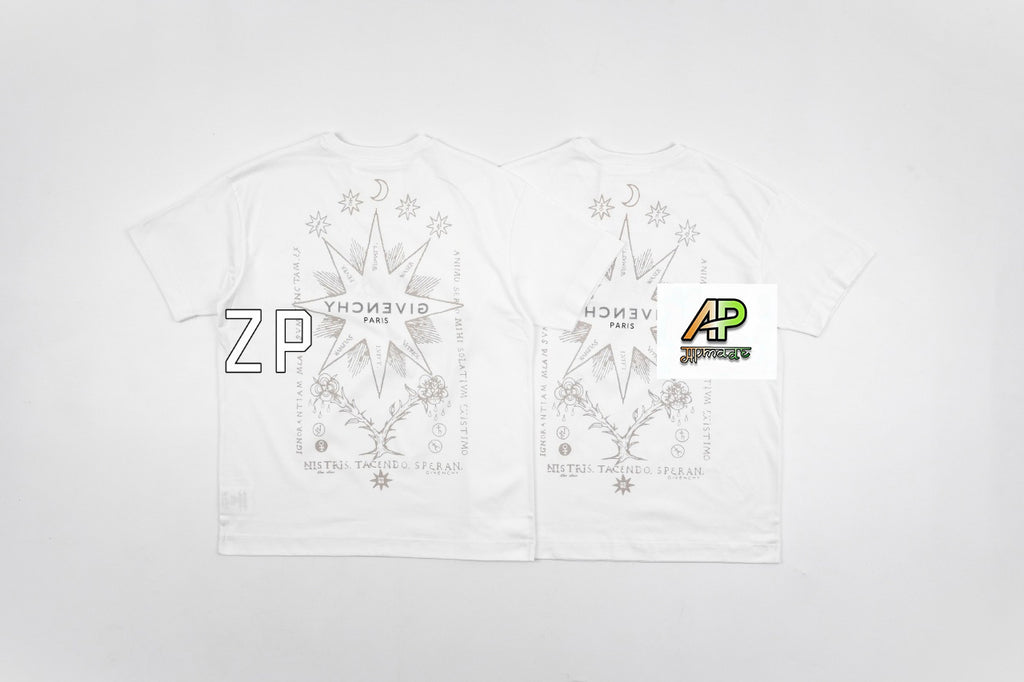 Givenchy GVC Paris Double-Sided Logo Print T-Shirt