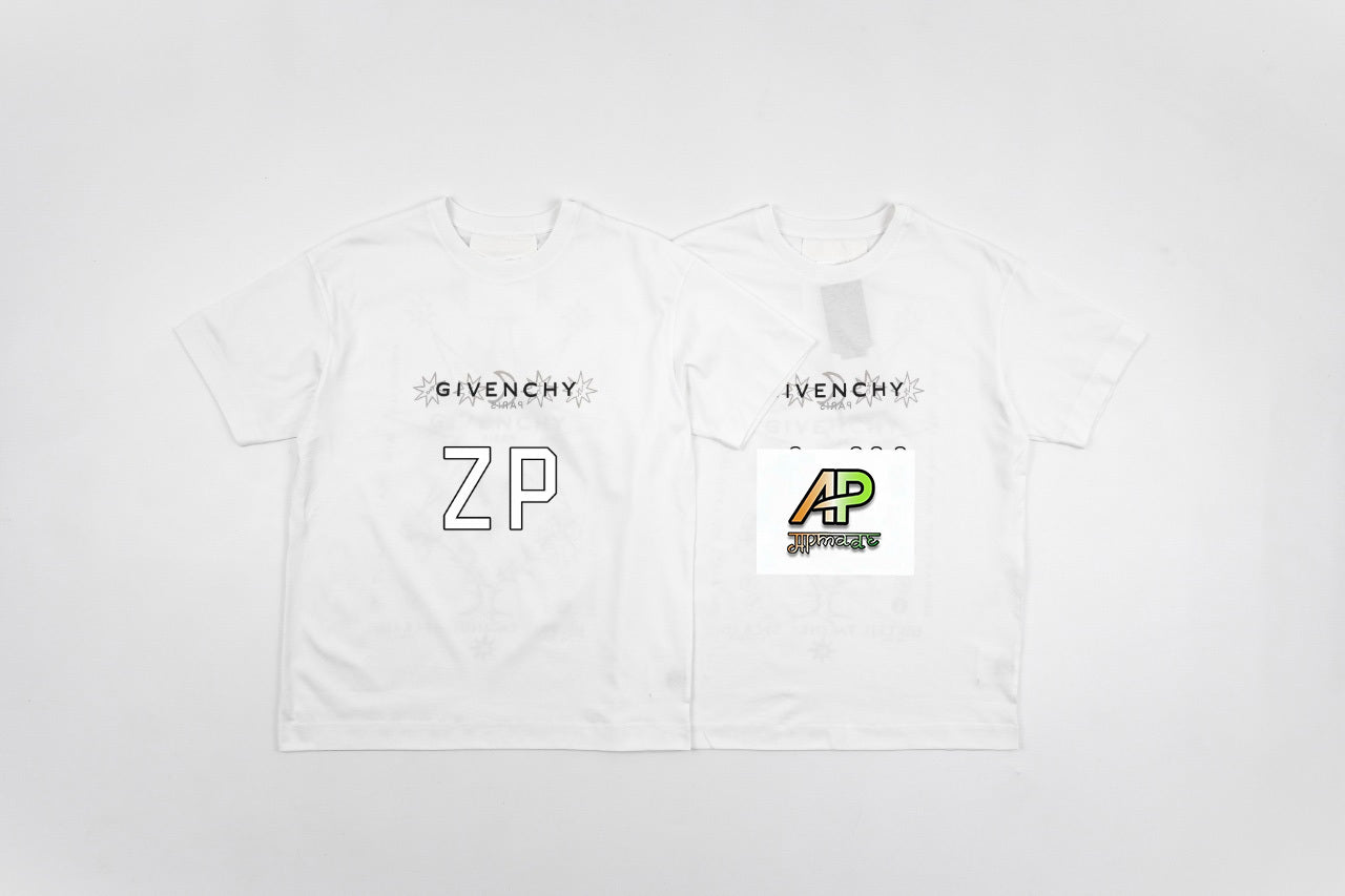 Givenchy GVC Paris Double-Sided Logo Print T-Shirt
