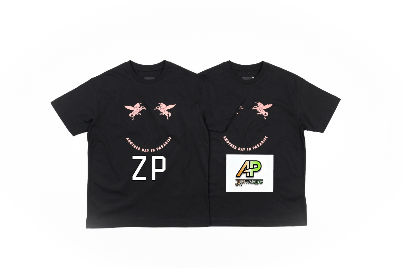 Givenchy Unicorn Letter Smiley Embroidered T-Shirt