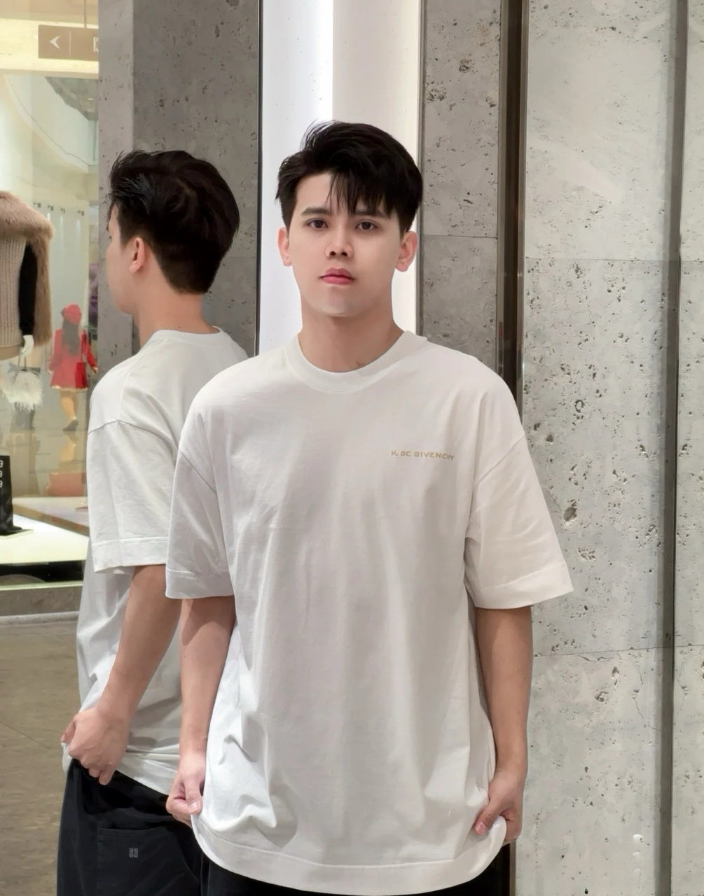 Givenchy Initial Logo and Snake Chandelier Embroidered T-Shirt