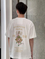 Givenchy Initial Logo and Snake Chandelier Embroidered T-Shirt