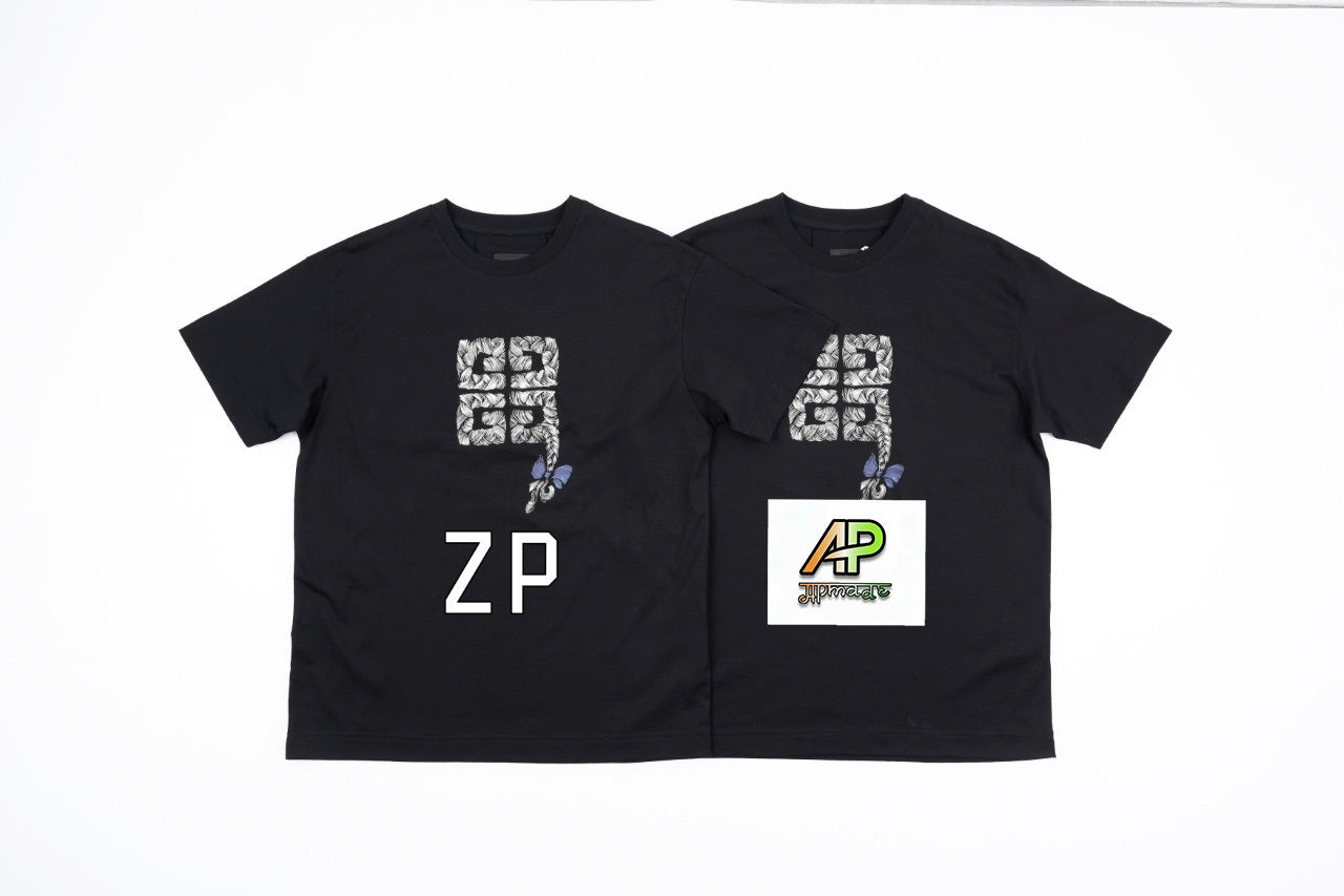 Givenchy 4G Braided Letter Embroidered T-Shirt