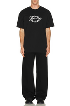 Givenchy Pattern Letter Embroidered Short-Sleeve T-Shirt