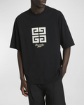 Givenchy 4G Mesh Patch Embroidered T-Shirt