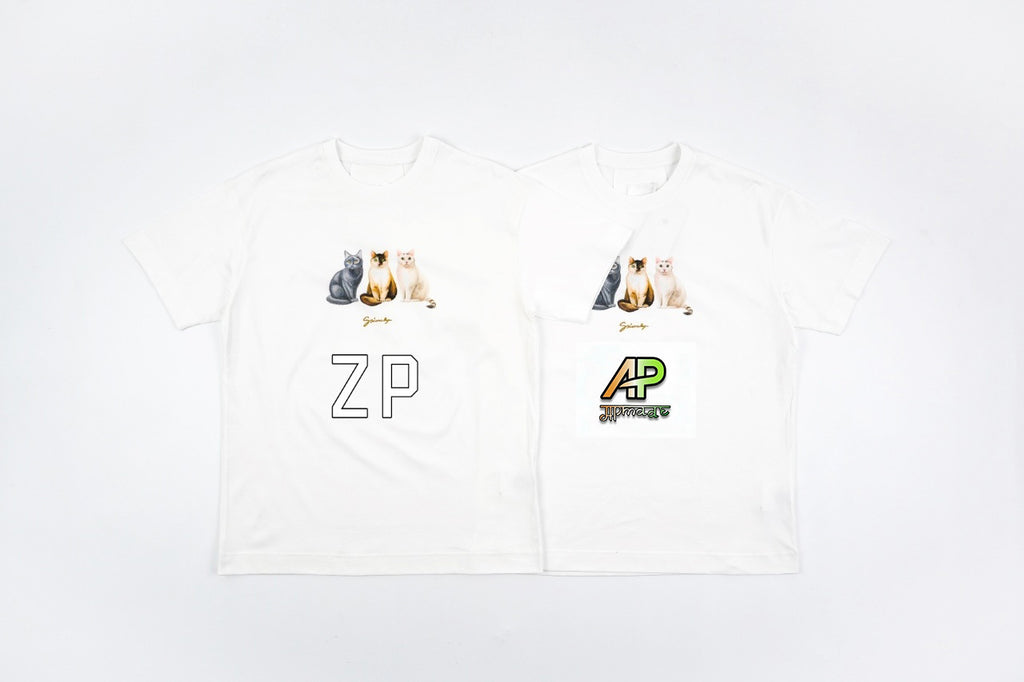 Givenchy Cat Portrait Graphic Print T-Shirt