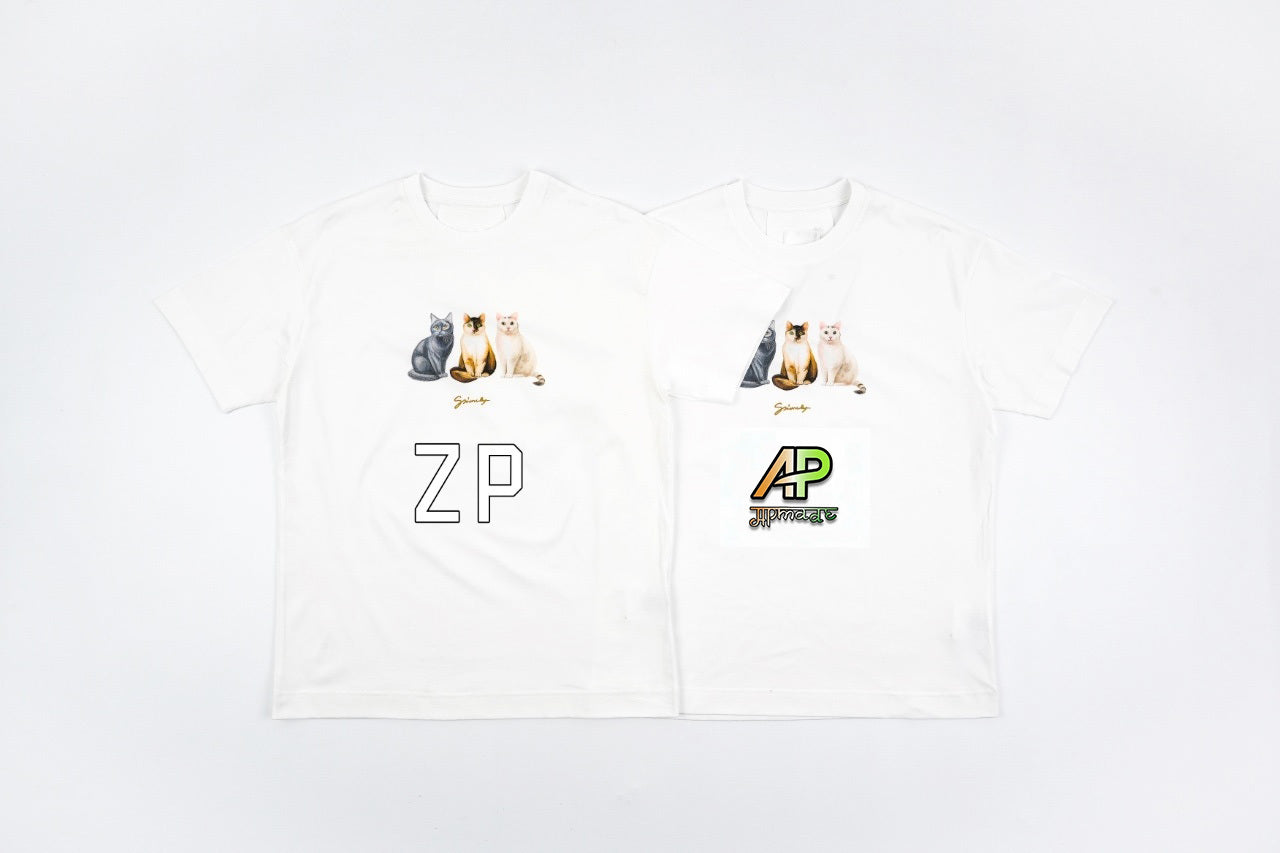 Givenchy Cat Portrait Graphic Print T-Shirt