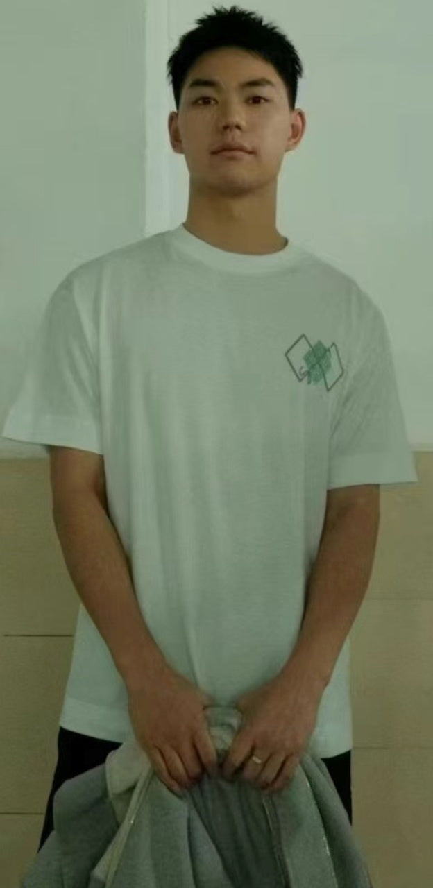 Givenchy Sequin Embroidered Architectural Logo T-Shirt
