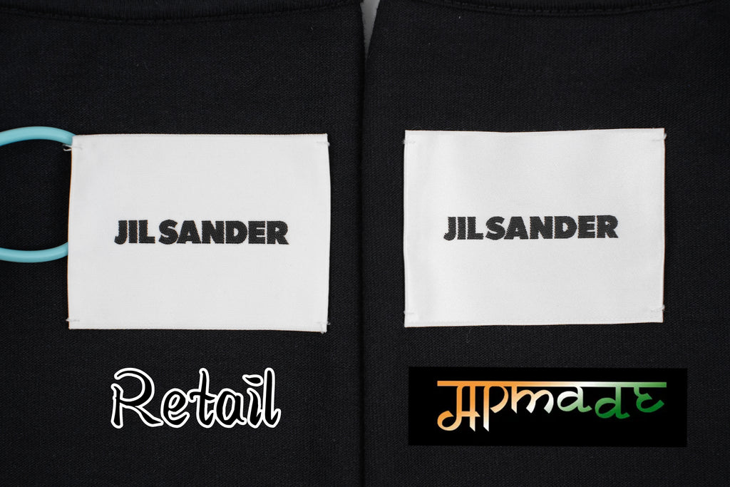 Jil Sander Oversized Logo Print Heavy Cotton Short-Sleeve T-Shirt