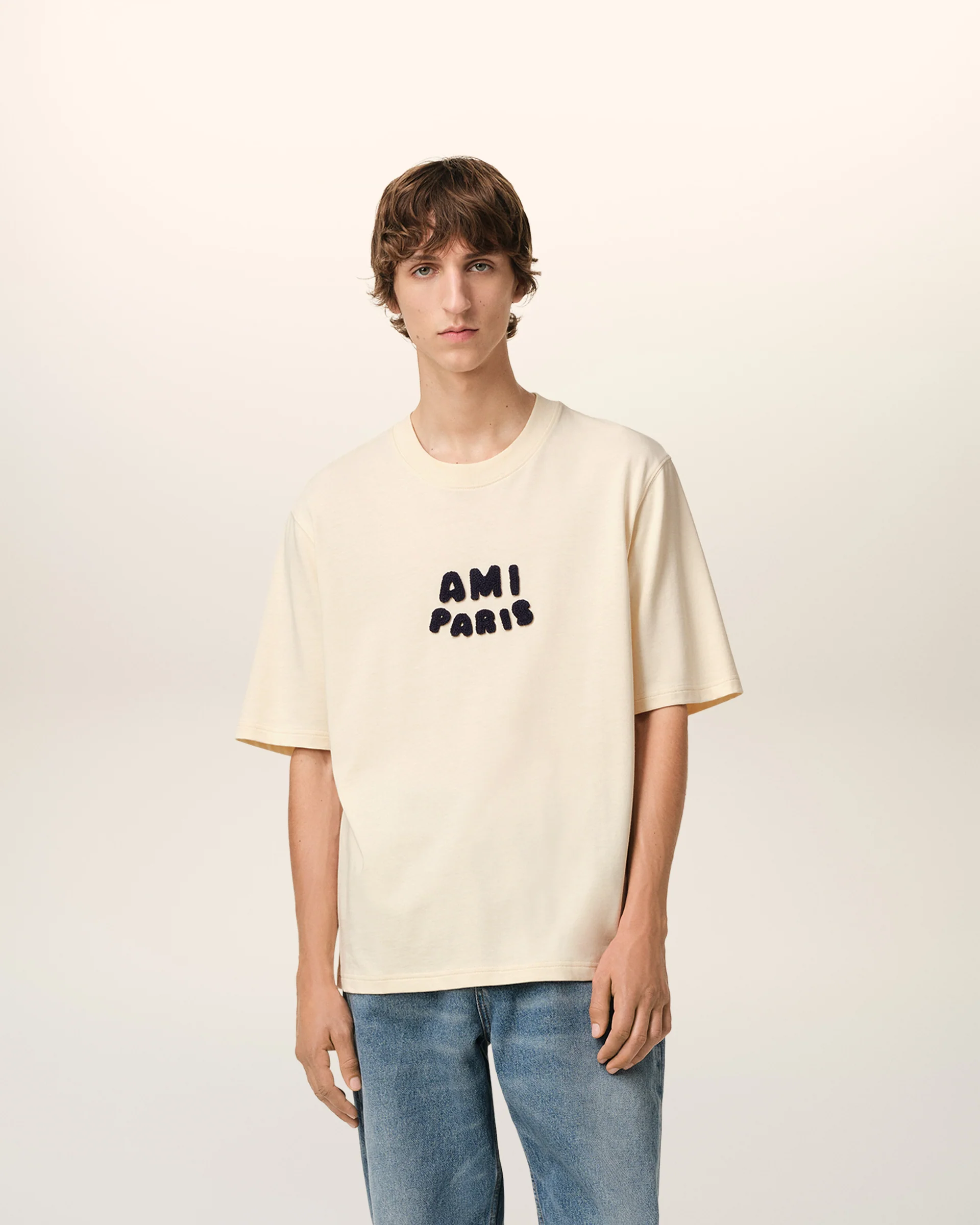 Ami Paris Classic Embroidered Logo T-Shirt