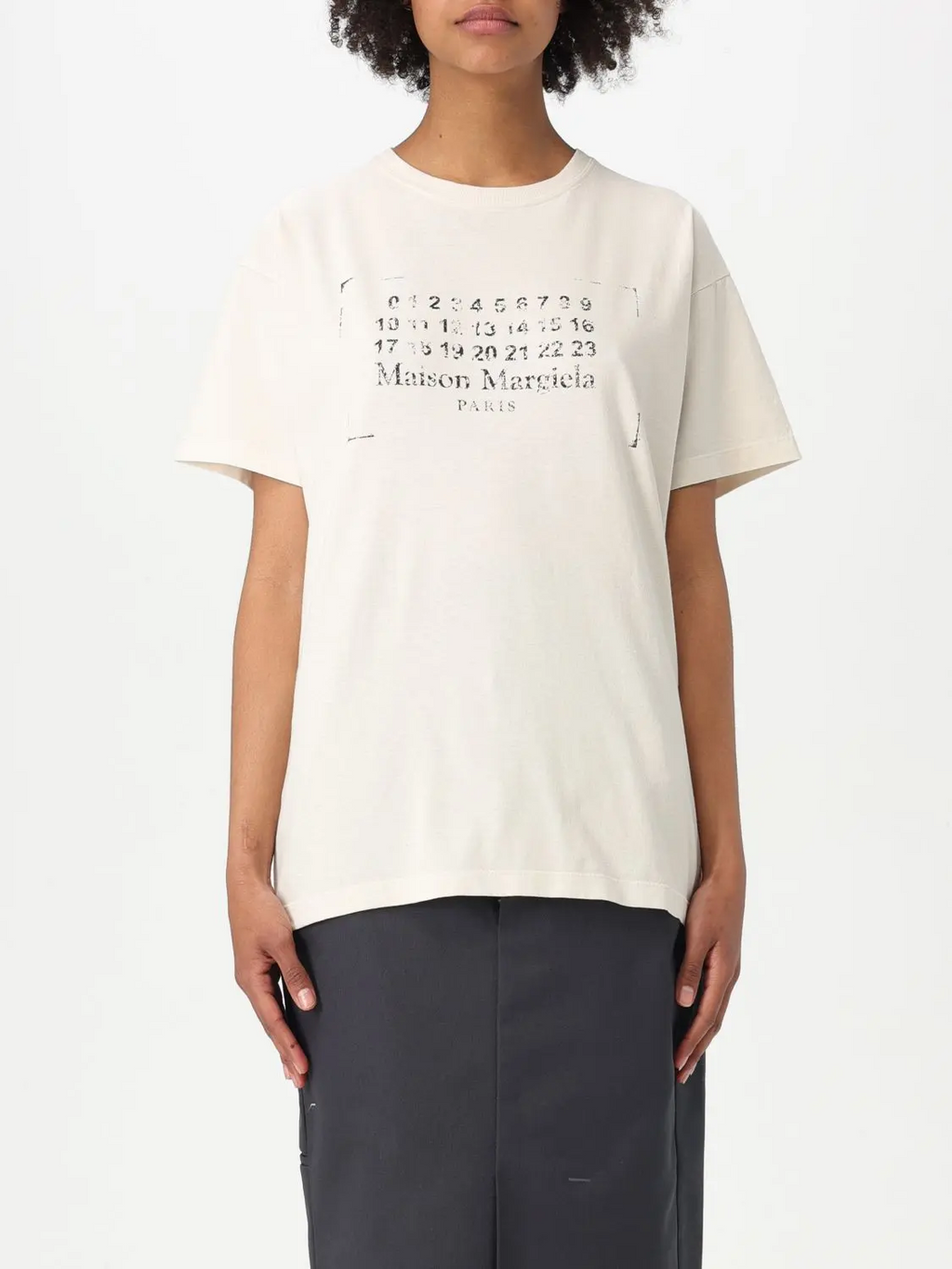 Maison Margiela Fuzzy Square Short Sleeves T-Shirt