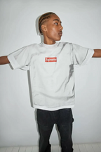 Supreme x Maison Margiela Collaboration Box Short Sleeves Printed T-Shirt