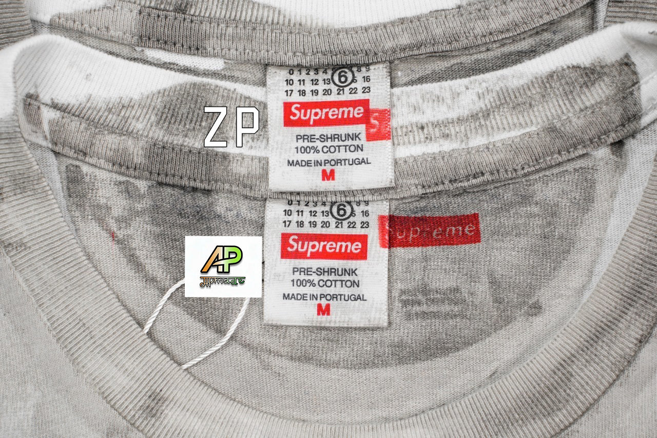 Supreme x Maison Margiela Collaboration Box Short Sleeves Printed T-Shirt