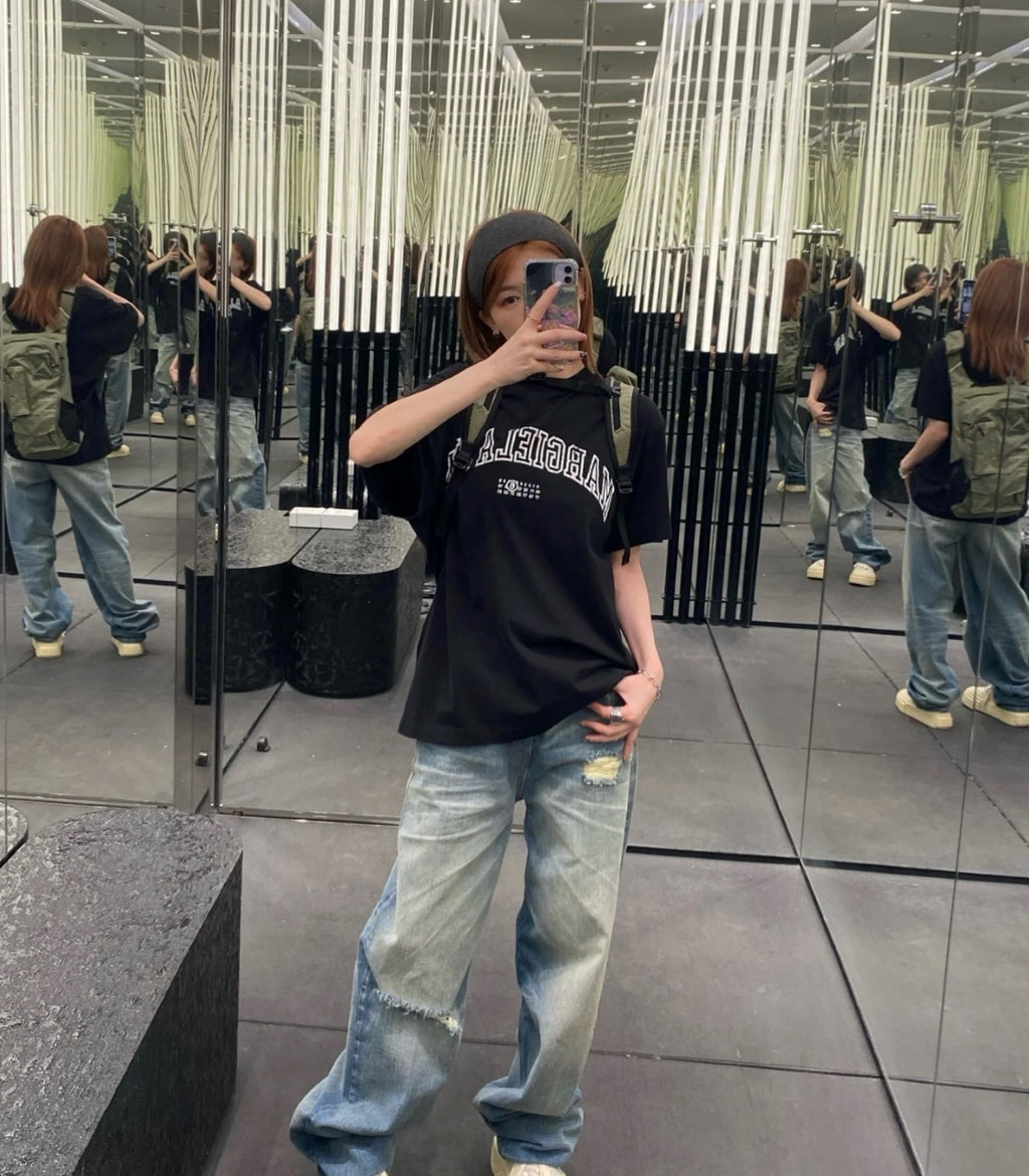 Maison Margiela 25SS Plain Weave Short Sleeves T-Shirt