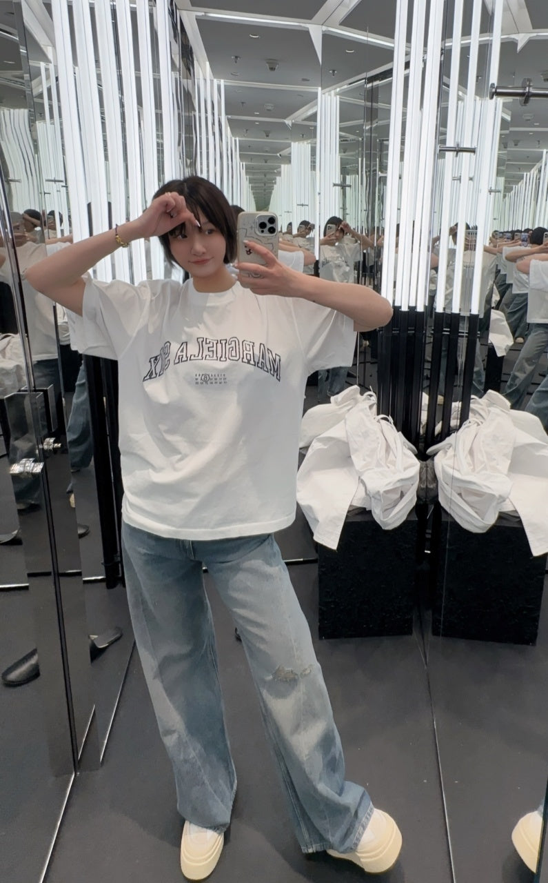 Maison Margiela 25SS Plain Weave Short Sleeves T-Shirt