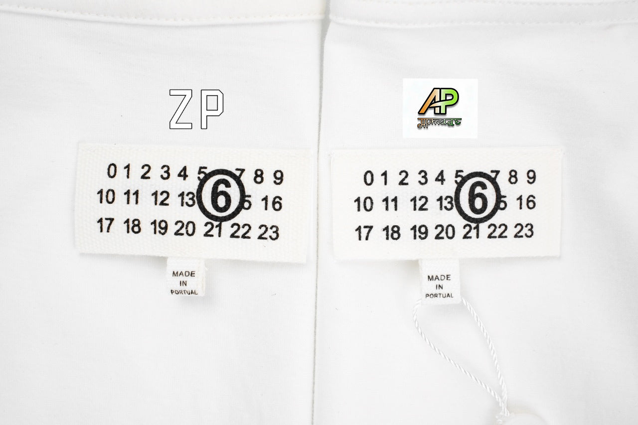 Maison Margiela 25SS Plain Weave Short Sleeves T-Shirt