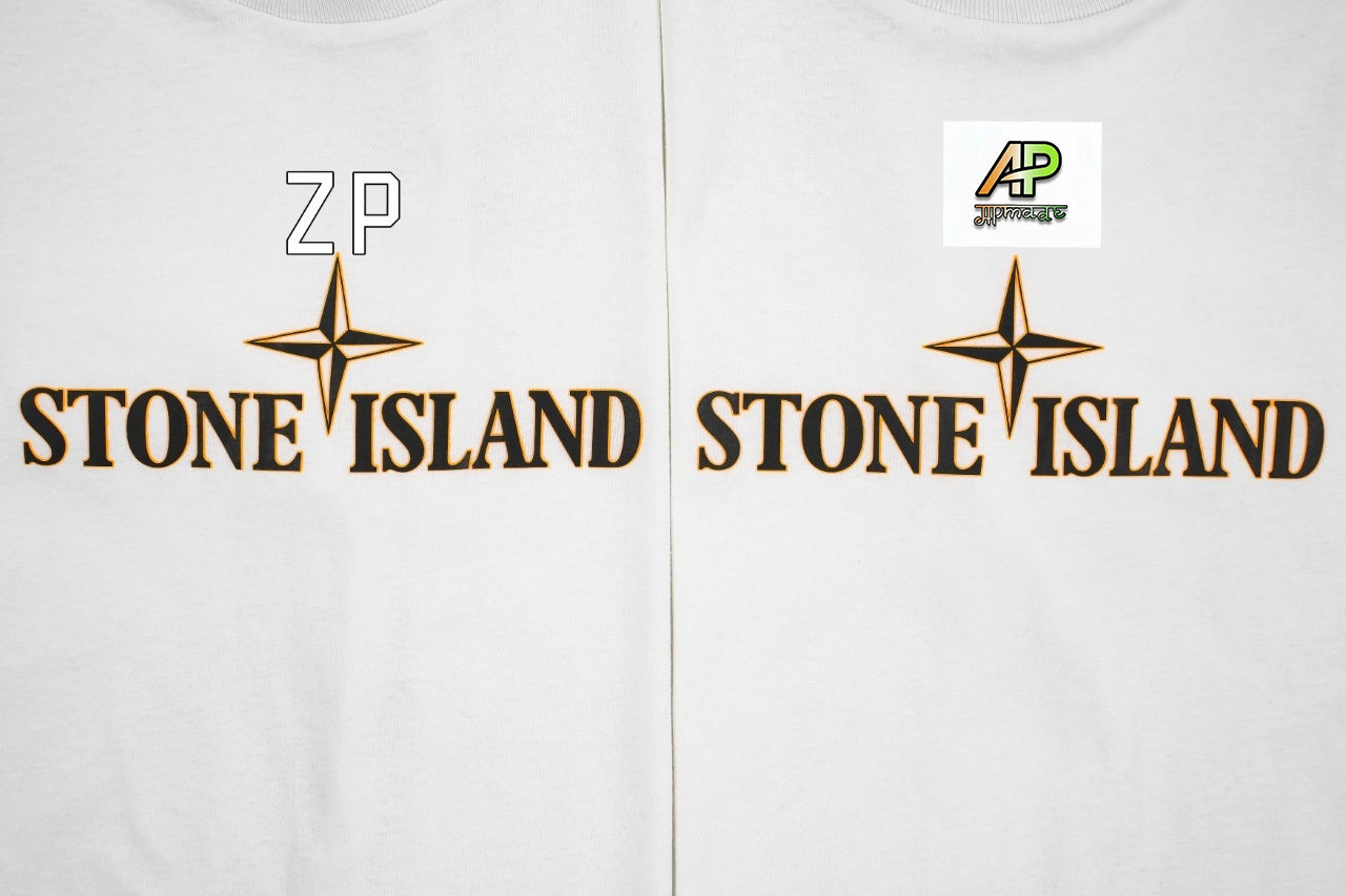 Stone Island Layered Water-Based Printed Short Sleeves T-Shirt