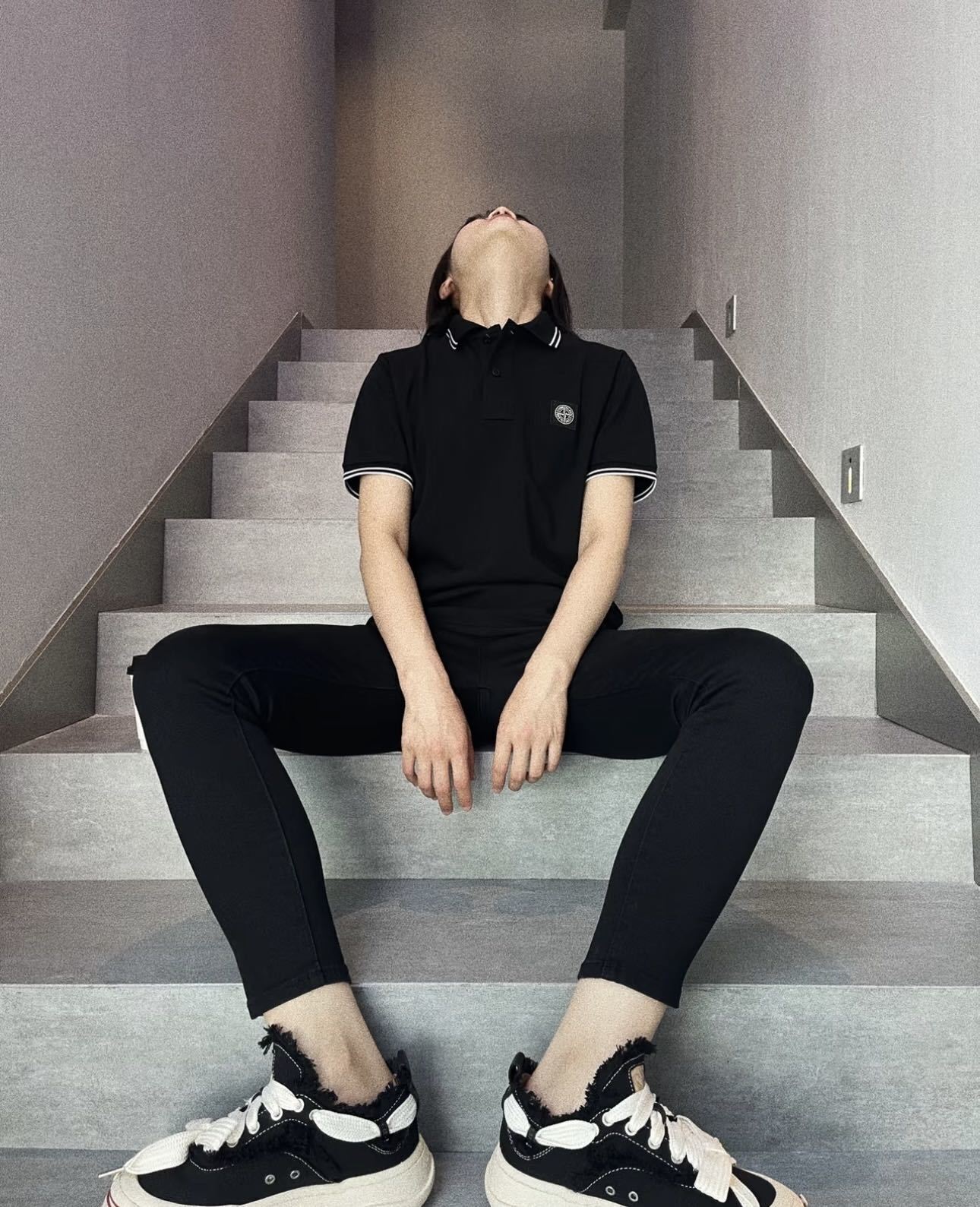 Stone Island Oversized Drop Shoulder Short Sleeves T-Shirt