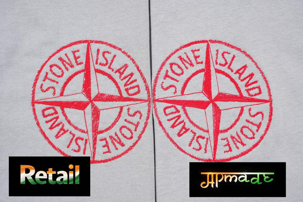 Stone Island Irregular Embroidery Oversized Short Sleeves T-Shirt