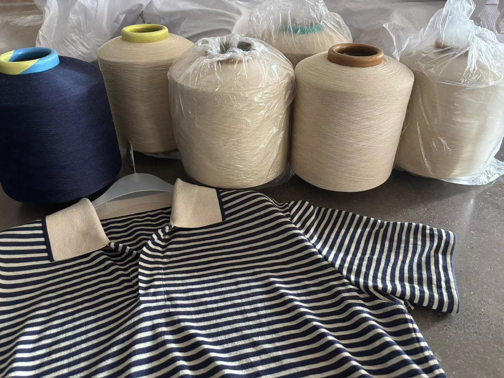 Loro Piana Striped Linen Jacquard Polo Shirt