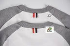 Thom Browne Water Ripple Staircase Fabric Short Sleeves Top