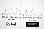 Alexander Wang Hand-Painted Architecture Short Sleeves T-Shirt
