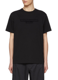Alexander Wang Washed Brushed Embossed Short Sleeves T-Shirt