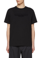 Alexander Wang Washed Brushed Embossed Short Sleeves T-Shirt