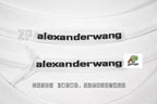 Alexander Wang Washed Brushed Embossed Short Sleeves T-Shirt
