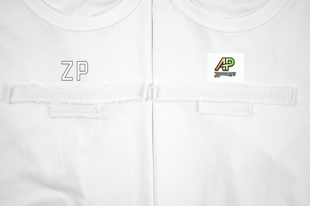 Alexander Wang Washed Brushed Embossed Short Sleeves T-Shirt