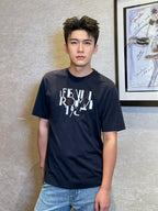 Fendi Compact Cotton Engraved Short Sleeves T-Shirt