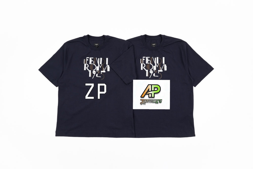 Fendi Compact Cotton Engraved Short Sleeves T-Shirt