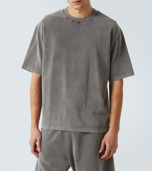 Acne Studios Washed Brushed Loose Fit Short Sleeves T-Shirt