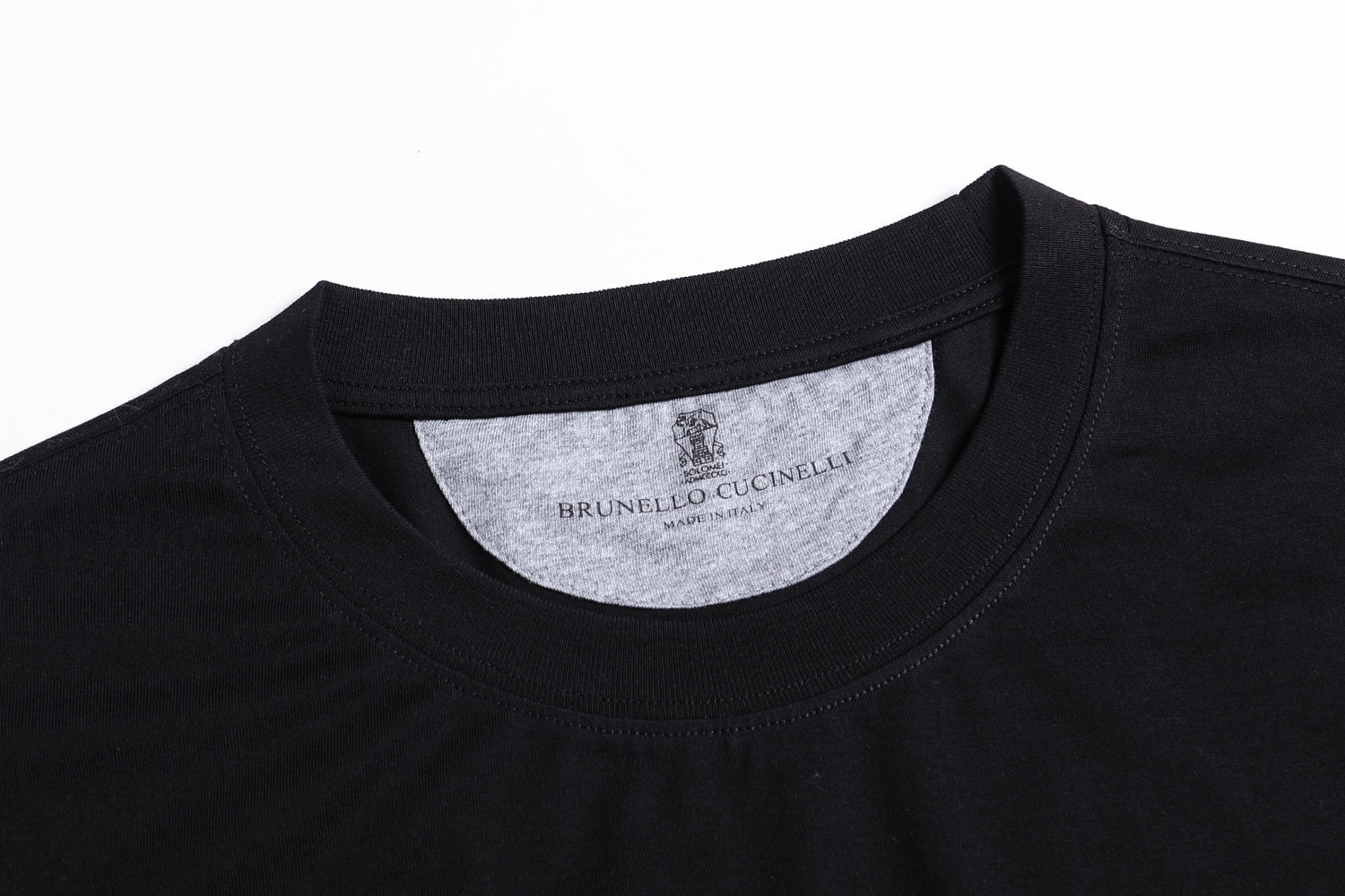 Brunello Cucinelli Mercerized Cotton Crew Neck Short Sleeves Shirt
