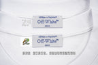 Off-White Retro Washed Distressed Short Sleeves T-Shirt
