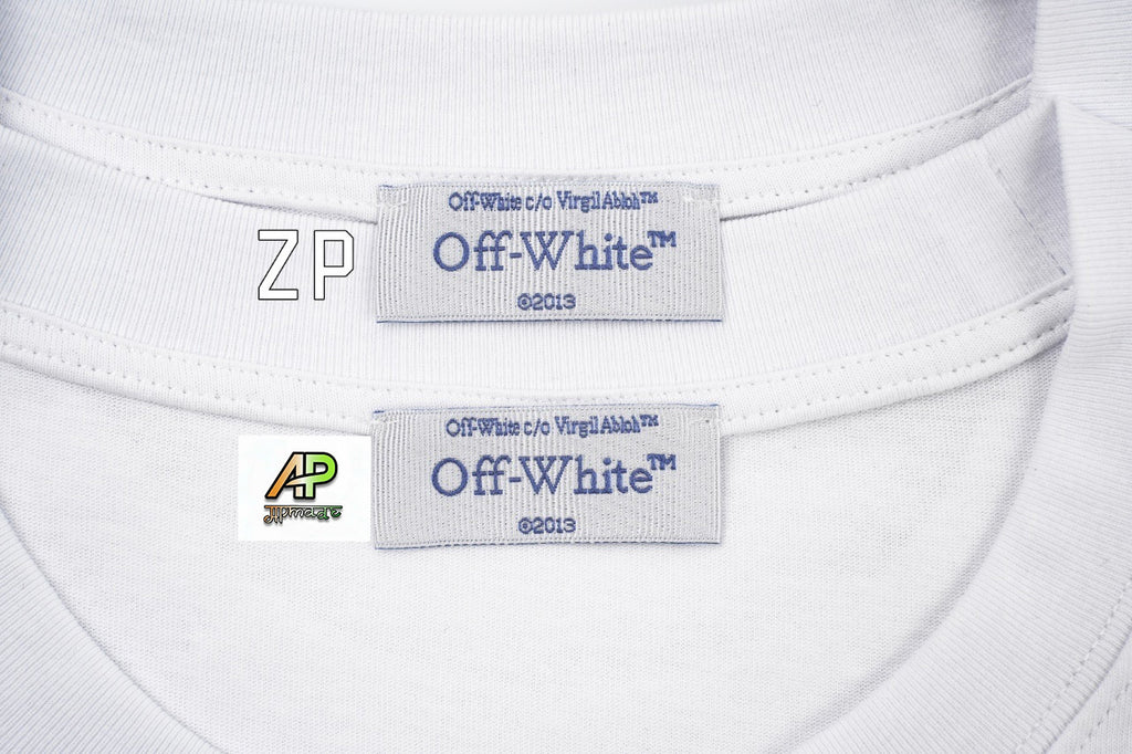Off-White Retro Washed Distressed Short Sleeves T-Shirt