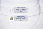 Off-White Retro Washed Distressed Short Sleeves T-Shirt