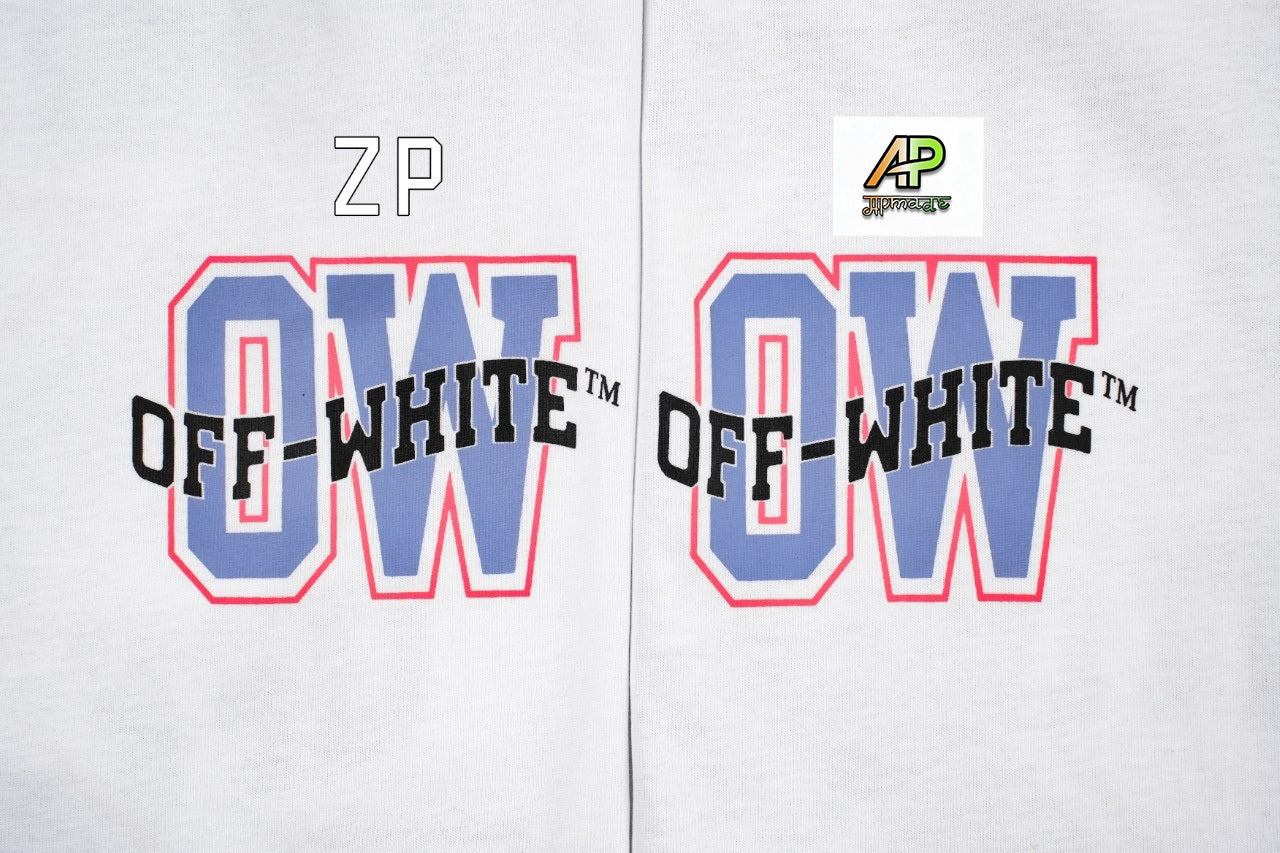 Off-White Retro Washed Distressed Short Sleeves T-Shirt