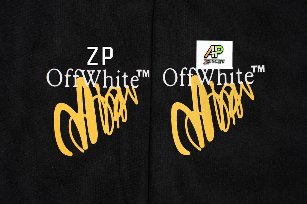 Off-White Vintage Washed Distressed Short Sleeves T-Shirt