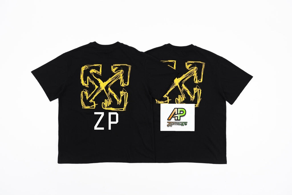 Off-White Vintage Washed Distressed Short Sleeves T-Shirt