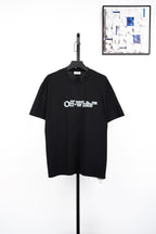 Off-White Vintage Washed Distressed Short Sleeves T-Shirt