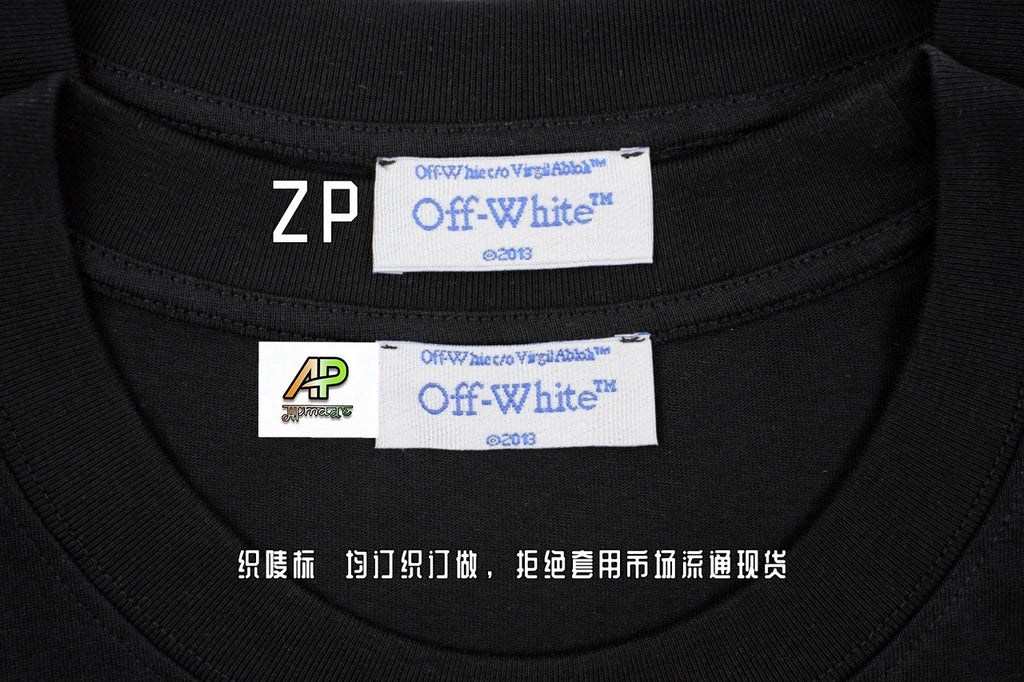 Off-White Vintage Washed Distressed Short Sleeves T-Shirt