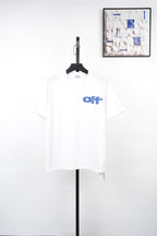 Off-White Retro Washed Distressed Short Sleeves T-Shirt