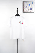 Off-White Retro Washed Distressed Short Sleeves T-Shirt