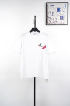Off-White Retro Washed Distressed Short Sleeves T-Shirt