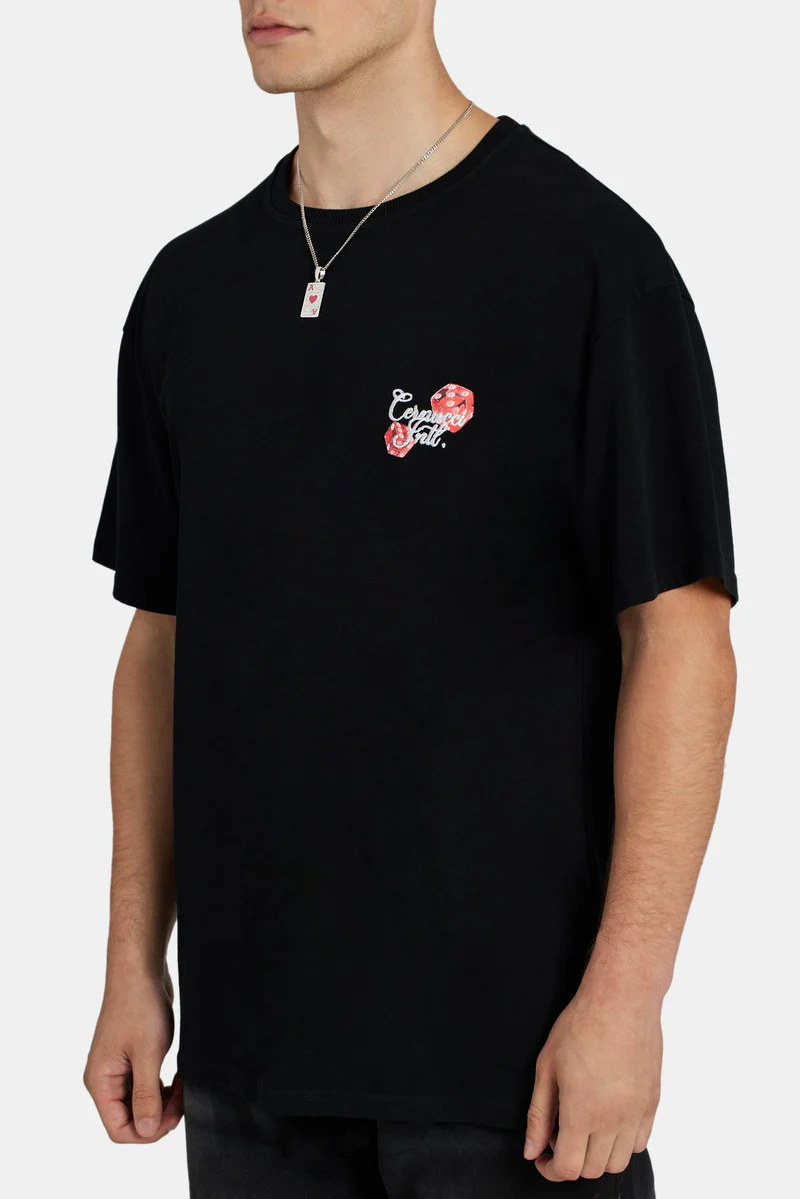 Off-White Vintage Washed Distressed Short Sleeves T-Shirt