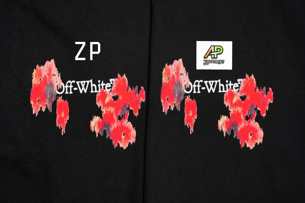 Off-White Vintage Washed Distressed Short Sleeves T-Shirt