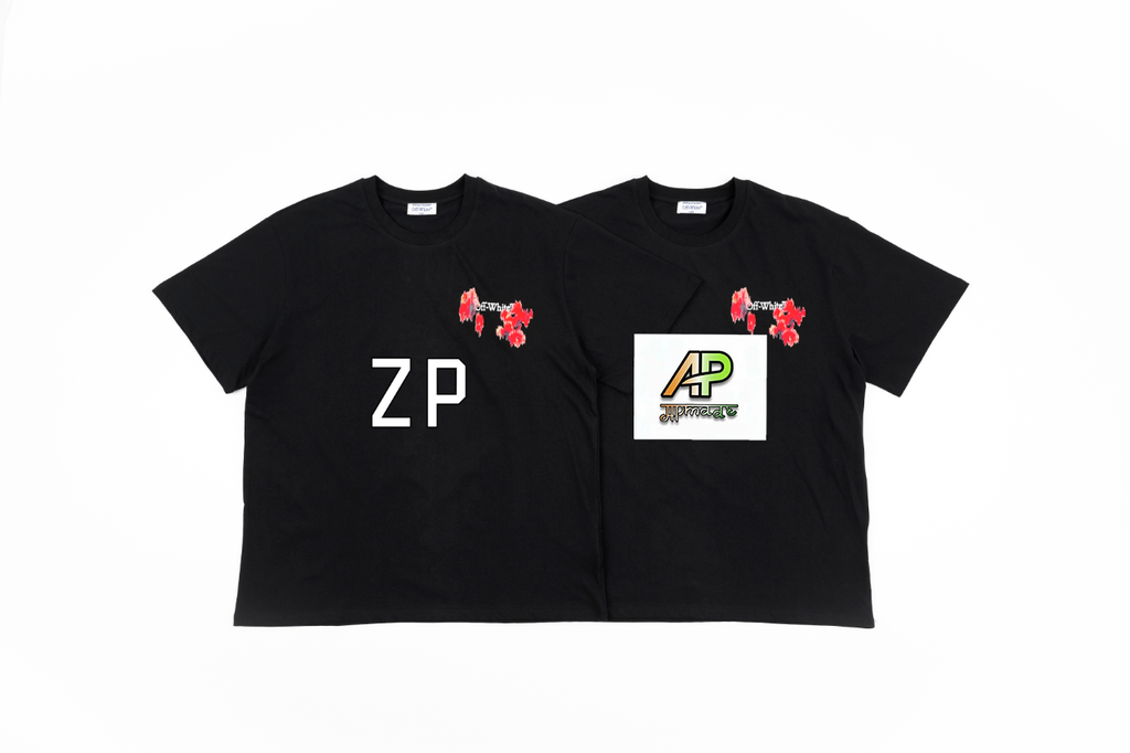Off-White Vintage Washed Distressed Short Sleeves T-Shirt