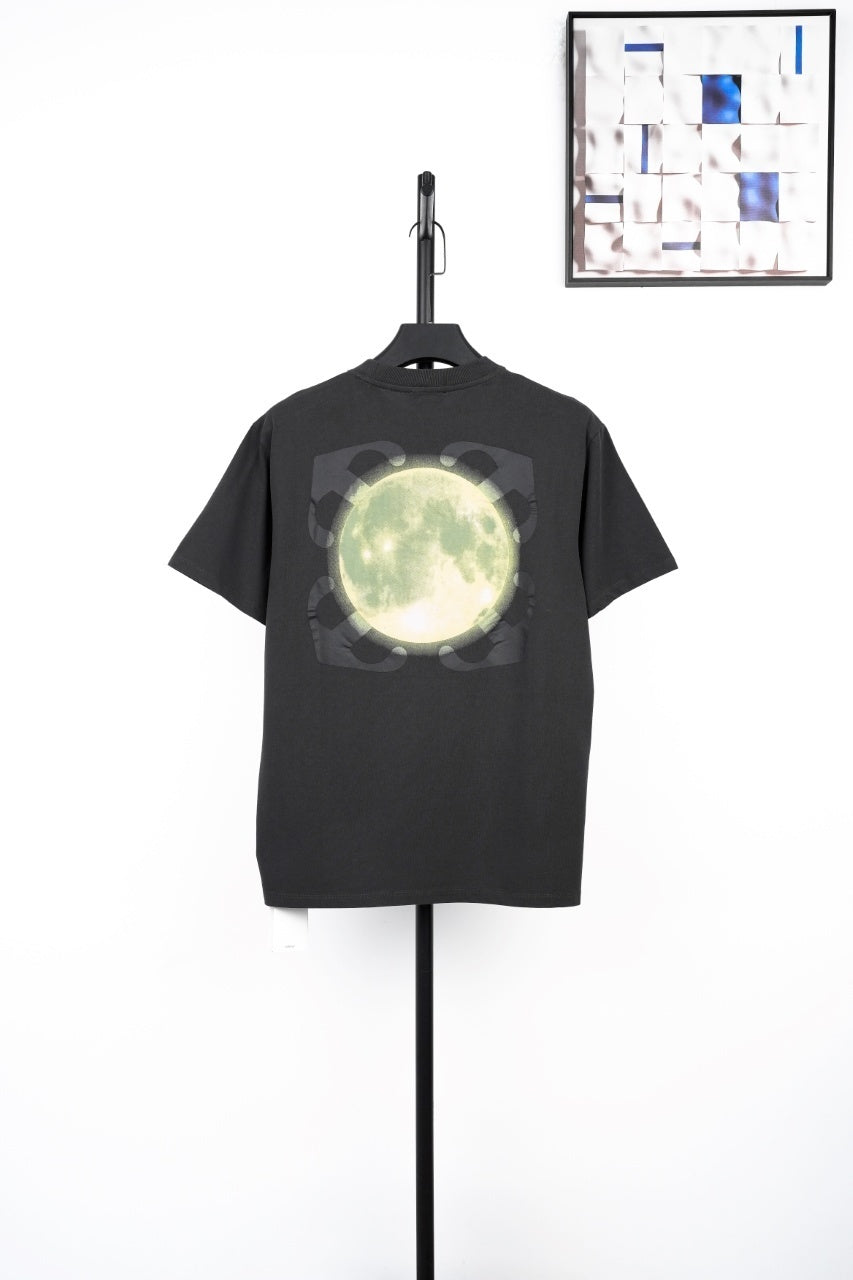 Off-White Retro Washed Distressed Short Sleeves T-Shirt