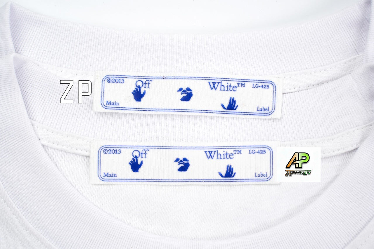 Off-White Rose Floral Arrow Print Short Sleeves T-Shirt