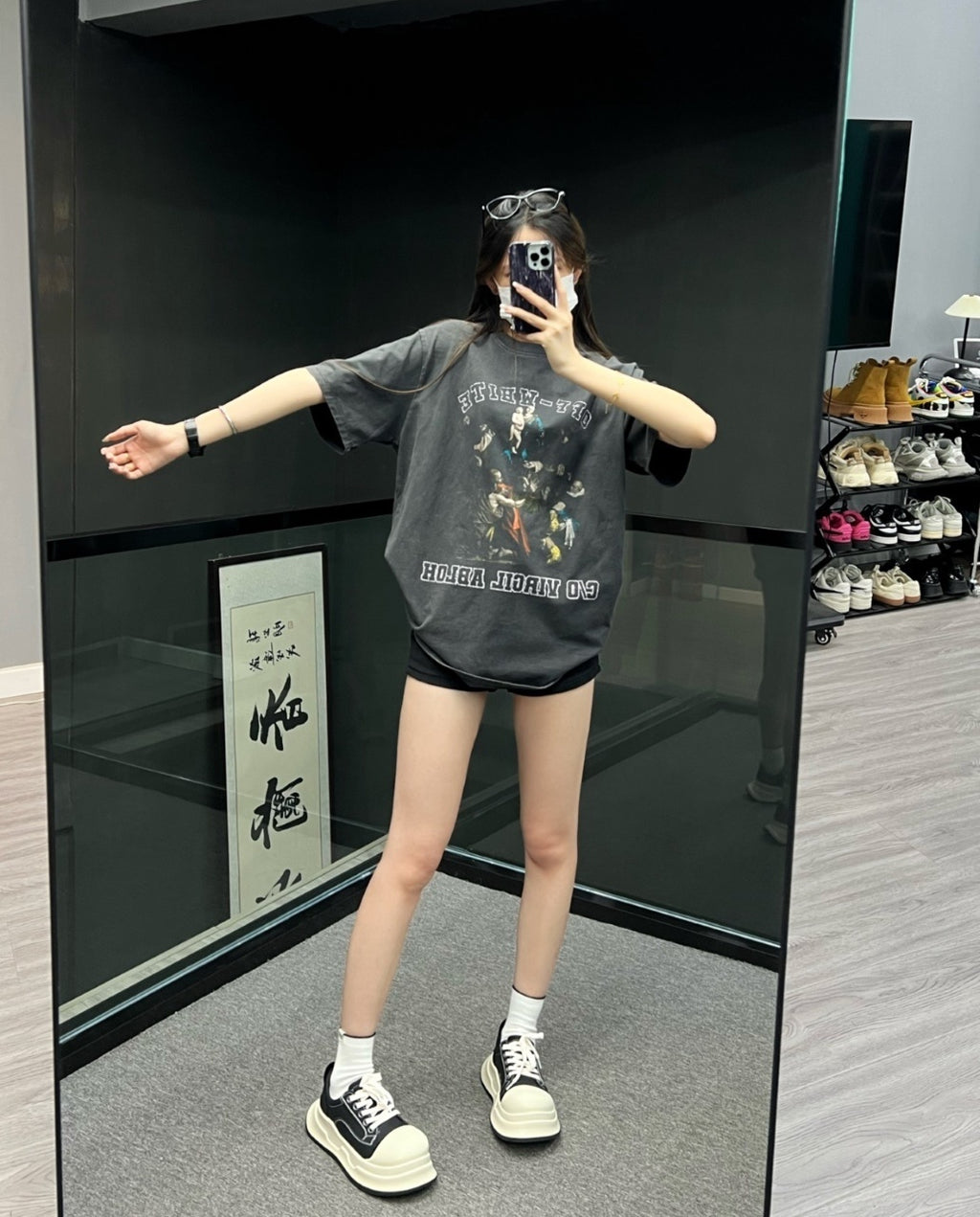 Off-White Caravaggio Vintage Graphic Short Sleeves T-Shirt